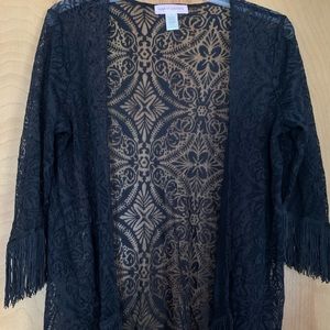 Buckle Band if Gypsies lace cardigan